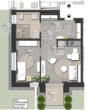 Grundriss 1-Zimmer Wohnung - Altengerechtes Wohnen in modernem Neubau