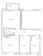 Grundriss einfach - Schöne Kapitalanlage mit 3 Zimmern im Herzen der Südstadt!