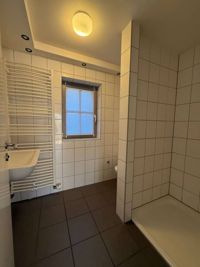 modernisiertes Duschbad