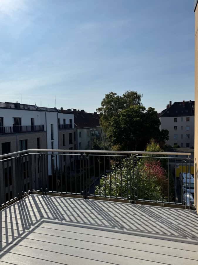 Balkon mit Abstellraum